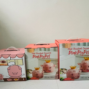 핑크돼지냄비 3종 세트 새상품