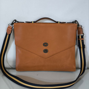 영국 스마트턴아웃 소가죽 엔틱 브리프케이스