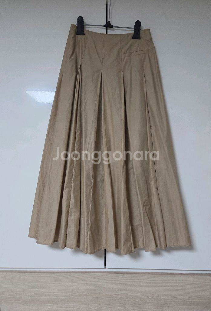 타임 인버티드 플리츠 스커트 44 더캐시미어 랑방 마인--5