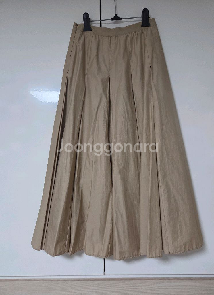 타임 인버티드 플리츠 스커트 44 더캐시미어 랑방 마인--6