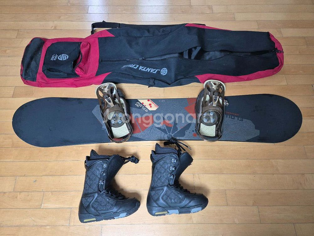 스노우보드 세트 (데크 + 바인딩)--4