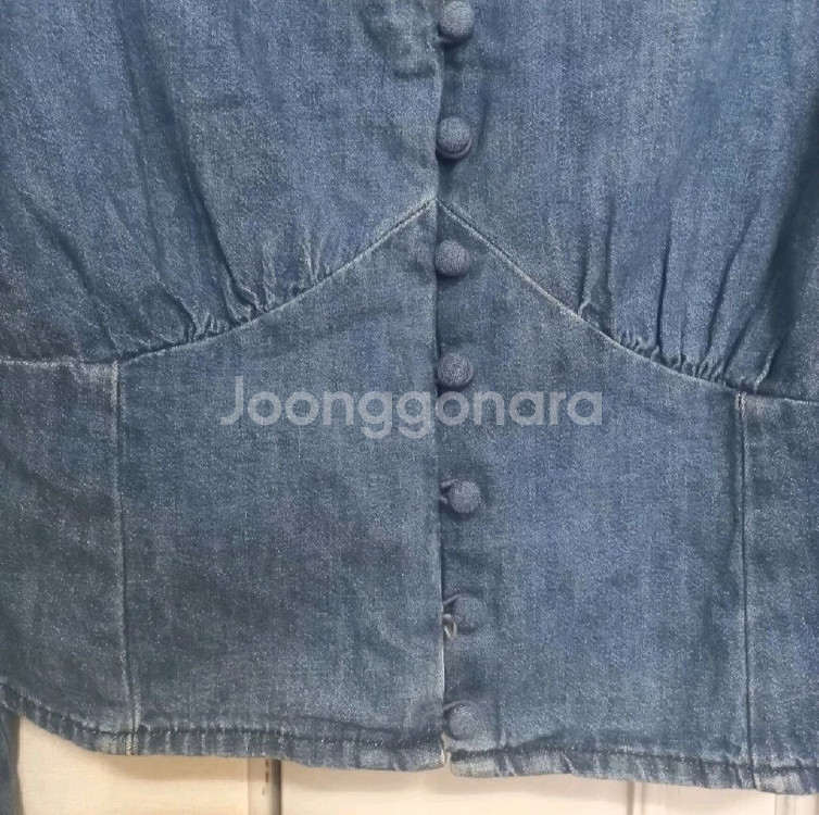 리바이스 소피아 버튼 데님 블라우스 S--5