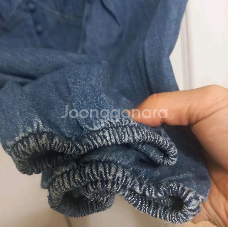 리바이스 소피아 버튼 데님 블라우스 S--7