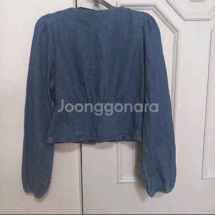리바이스 소피아 버튼 데님 블라우스 S--8