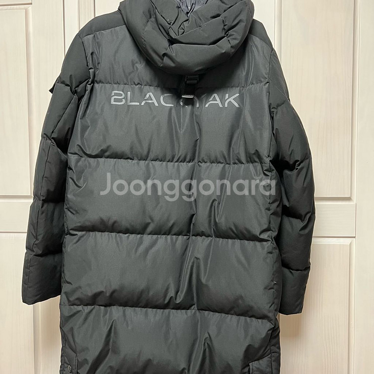 블랙야크 B모션벤치다운 롱패딩 블랙 사이즈 95--1