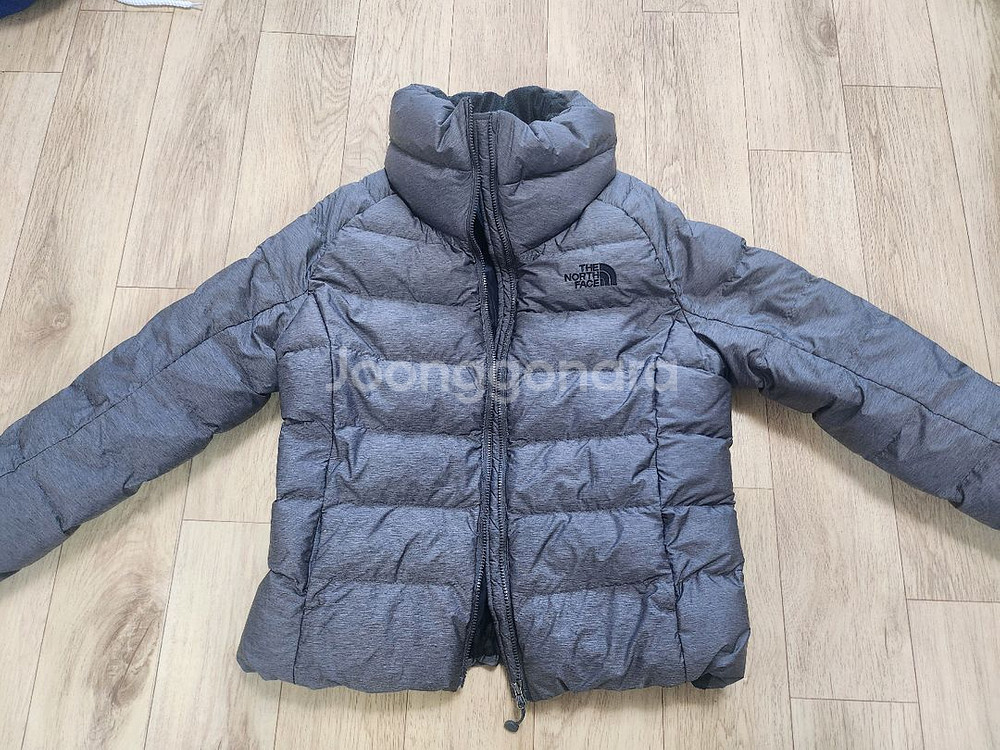 노스페이스 키즈 숏패딩 그레이 140--1