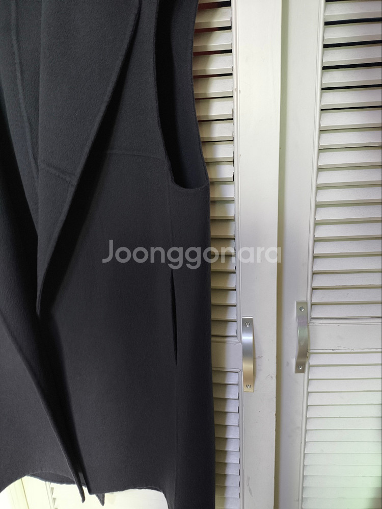 82 오버핏 시스템 한섬 캐시미어 베스트 코트--4
