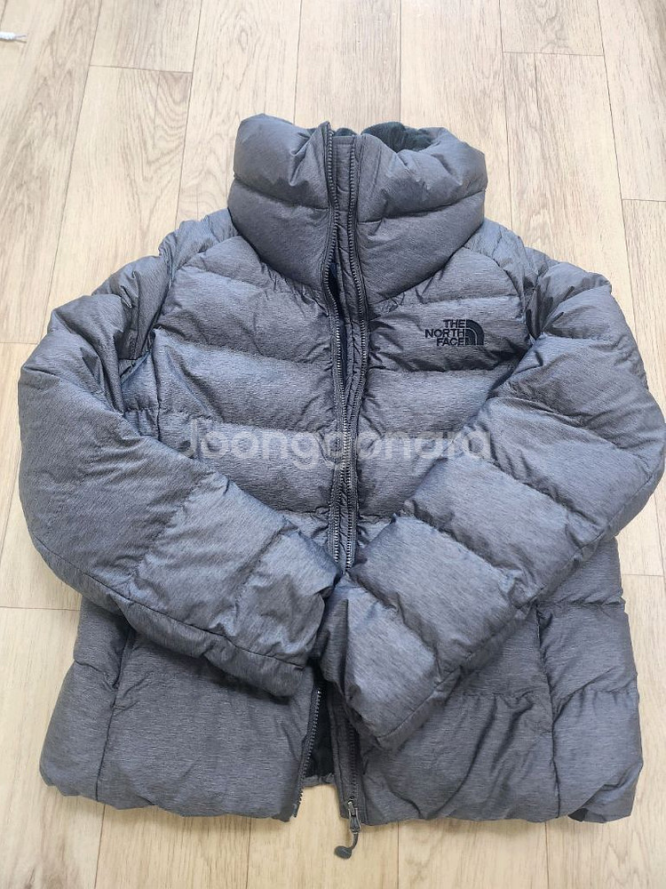 노스페이스 키즈 숏패딩 그레이 140--6
