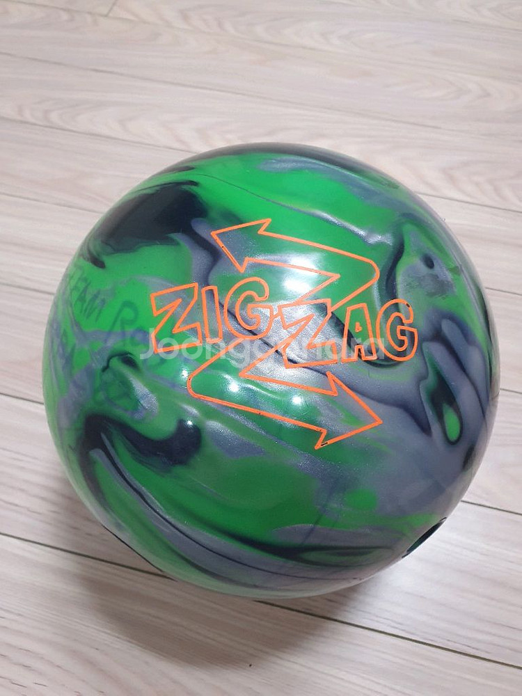 지그재그 볼링공 15파운드--0