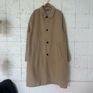105 라코스테 베이지 울 코트