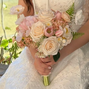 웨딩부케 조화부케 + 부토니에