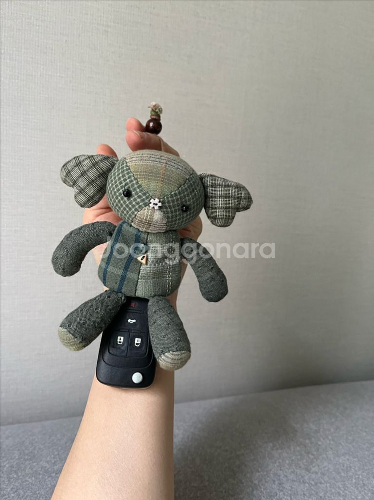 퀼트 코알라 인형 자동차 키링 (핸드메이드) 새상품--7