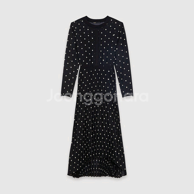 마쥬 데이지 자수 원피스--1