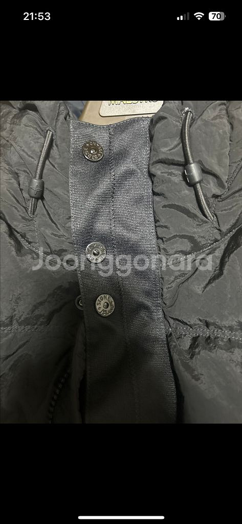 24fw 스톤아일랜드 나일론 메탈 패딩L--2