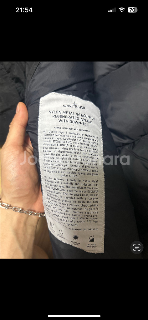 24fw 스톤아일랜드 나일론 메탈 패딩L--3