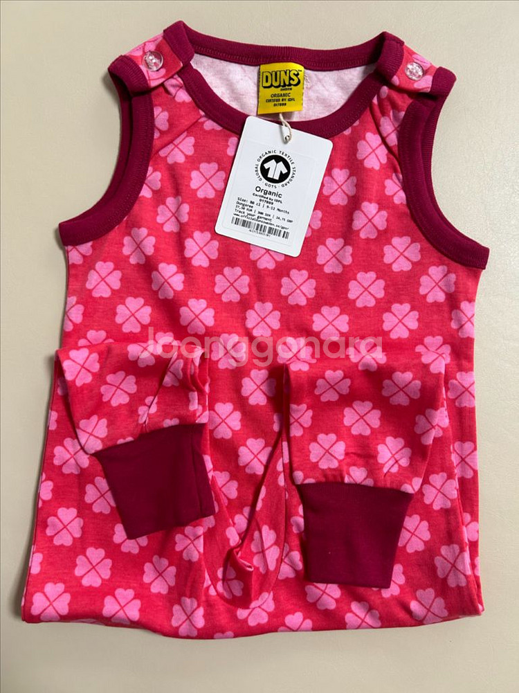 던스 루즈레드 클로버 덩가리80 새상품--0