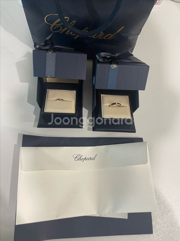 쇼파드 아이스큐브 로즈골드 61, 48 사이즈--0