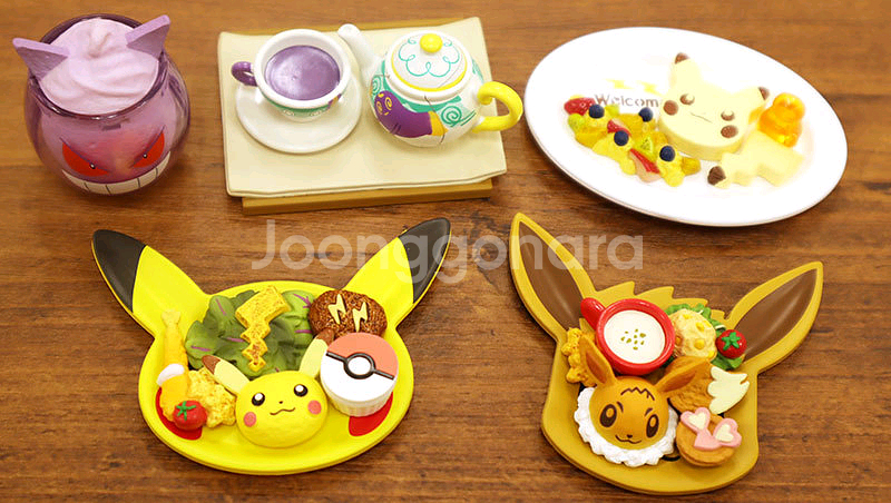 포켓몬 리멘트 포켓몬 센터 한정 포켓몬 카페 미니어처--0