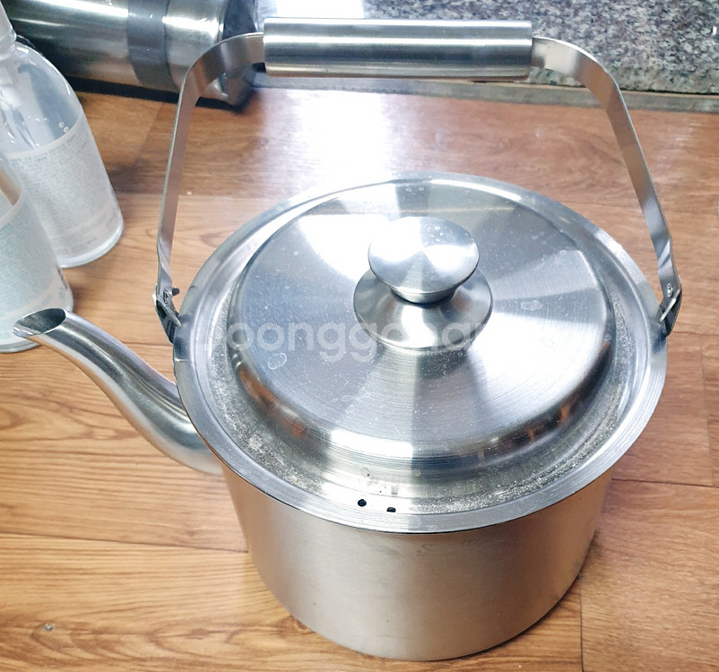 퀸센스 센싱 인덕션 IH 올스텐 주전자, 5L, 실버,--0