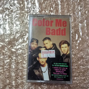 90s 팝 뮤직 정품 카셋테잎 컬러미배드 베스트