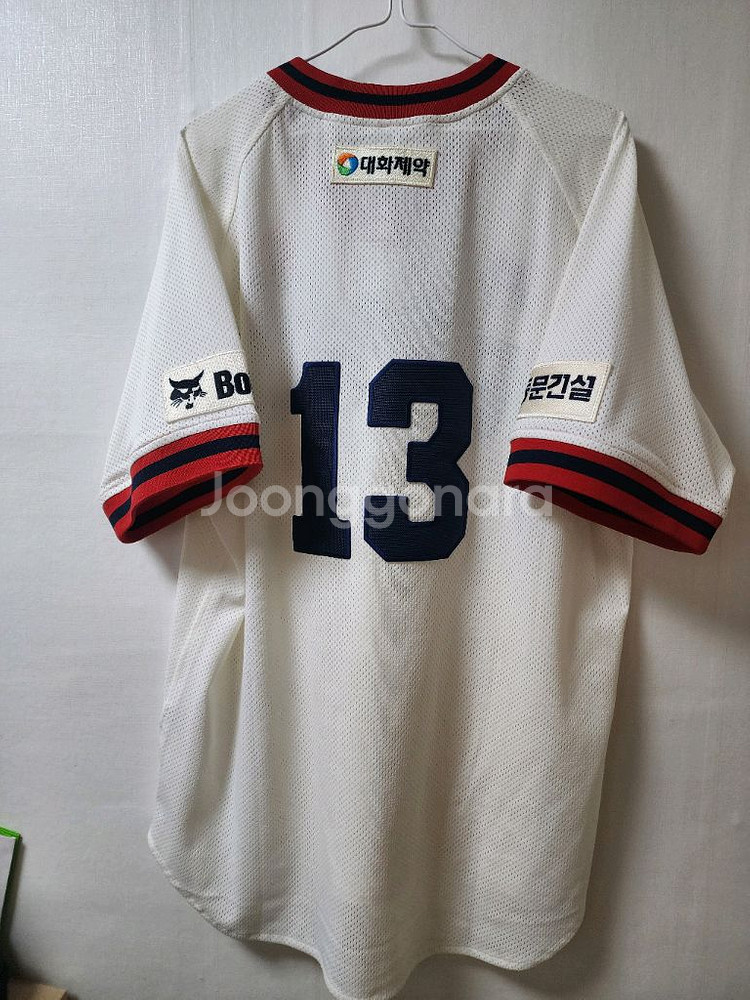 두산베어스 올드 홈유니폼--1