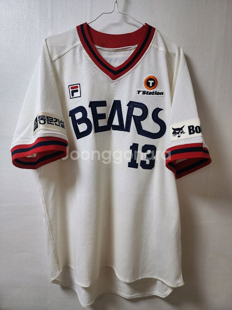 두산베어스 올드 홈유니폼--0