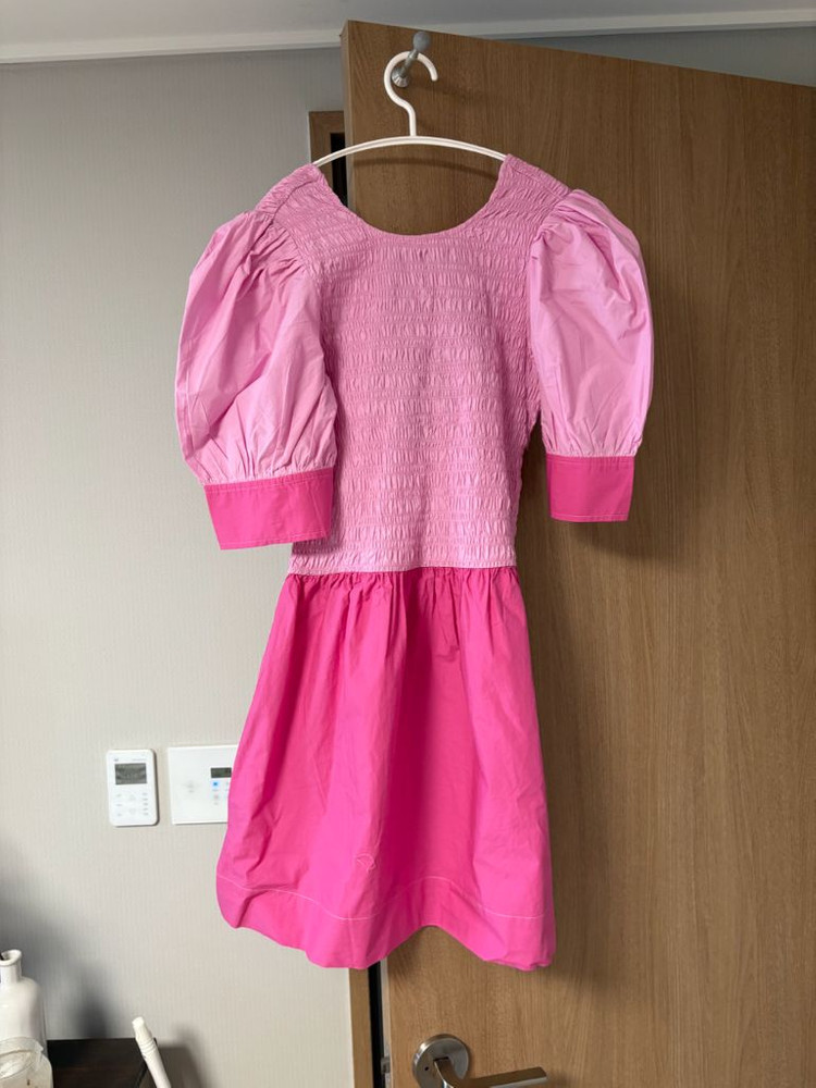 가니 핑크미니드레스--6