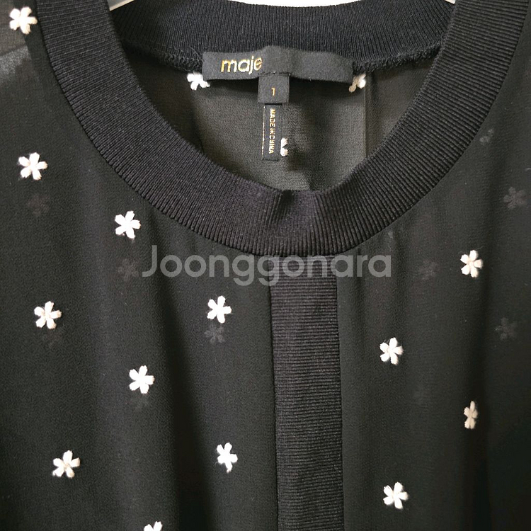 마쥬 데이지 자수 원피스--8