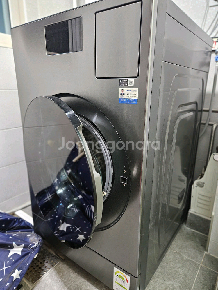 삼성 비스포크 AI 콤보 세탁기 WD25DB8995BZ--1