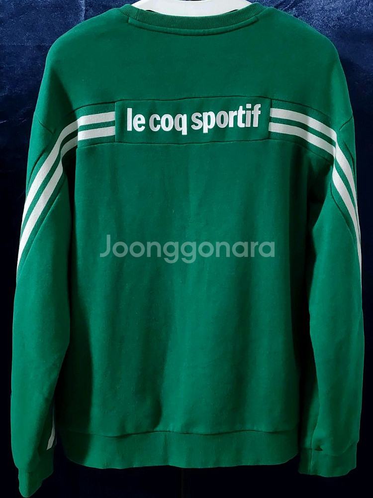 +무료배송+르꼬끄 백라인 레터링 맨투맨 100--5