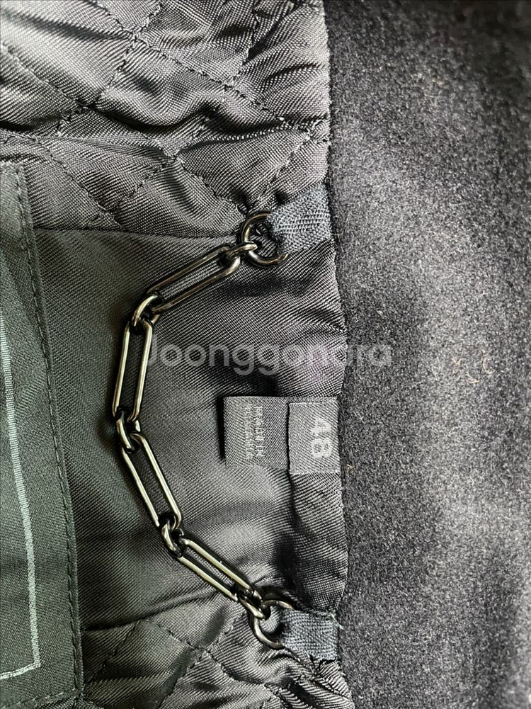 벨스타프 밀포드 싱글 코트 블랙 48사이즈 A급--4