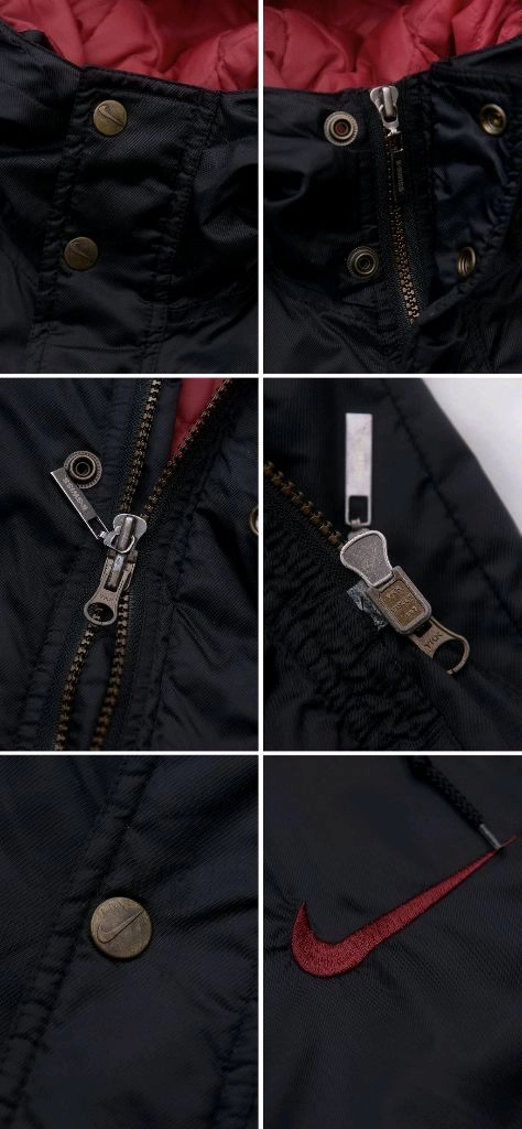 나이키 재팬 90s 올드스쿨 빅스우시 퀼팅 코치자켓 이미지