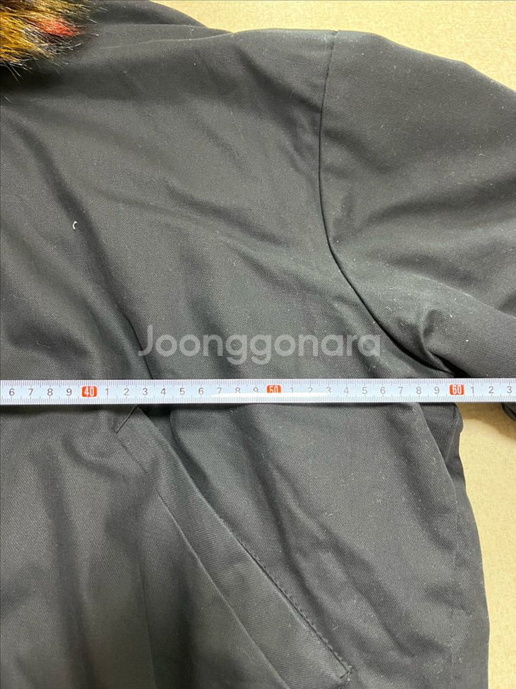 멀티퍼 블랙 롱 패딩 야상 점퍼 (프리)--4