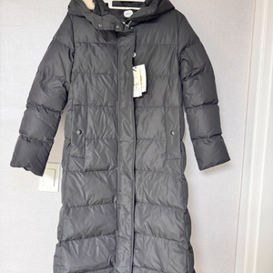 DEWL 듀엘 밍크 포인트 후드 롱 구스 다운 새상품