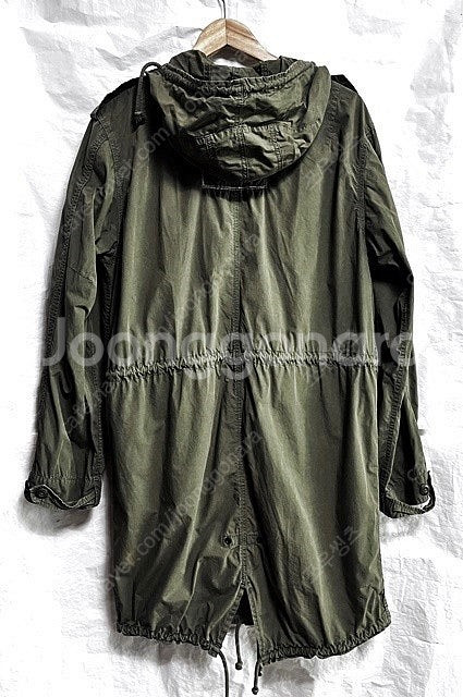 폴로 랄프로렌 후드 얇은 야상 루즈 S 105 정도--3