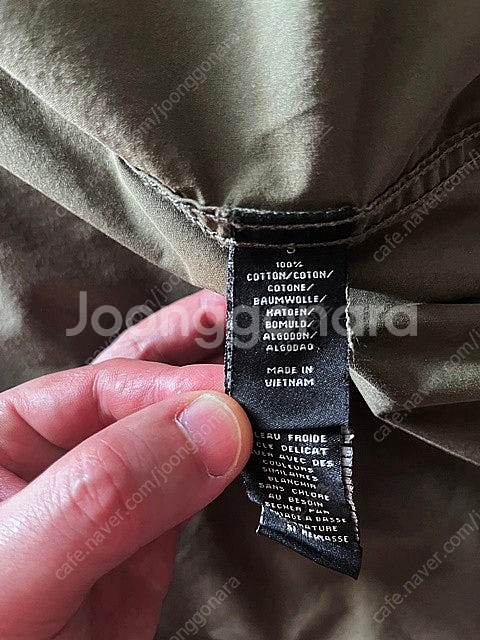 폴로 랄프로렌 후드 얇은 야상 루즈 S 105 정도--4