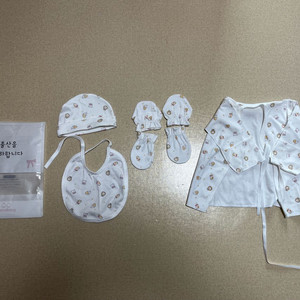 (새제품) 신생아 올인원 의류세트