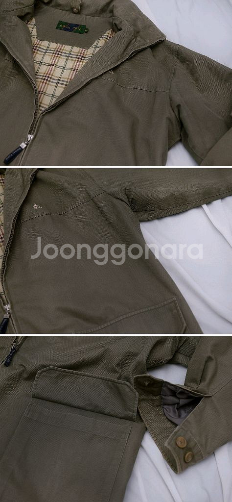 빈폴 러기지 트윌코튼 헌팅 트래블러 자켓 105+--5