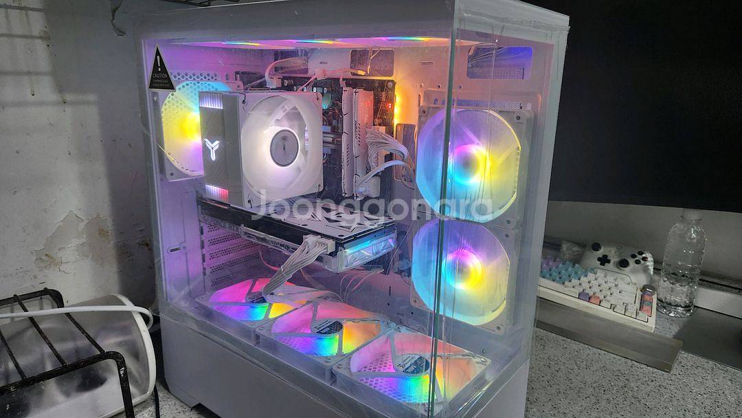 새제품 글카만중고 7500f 2080 ddr5 32램--0