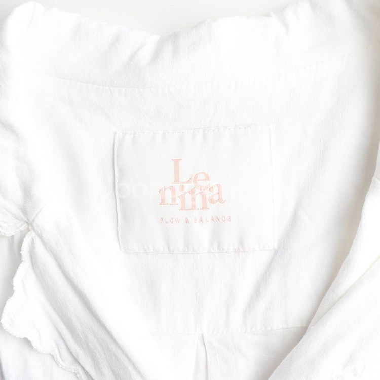 [M]르니나 반팔 빅카라 자수 반팔 셔츠 블라우스--4