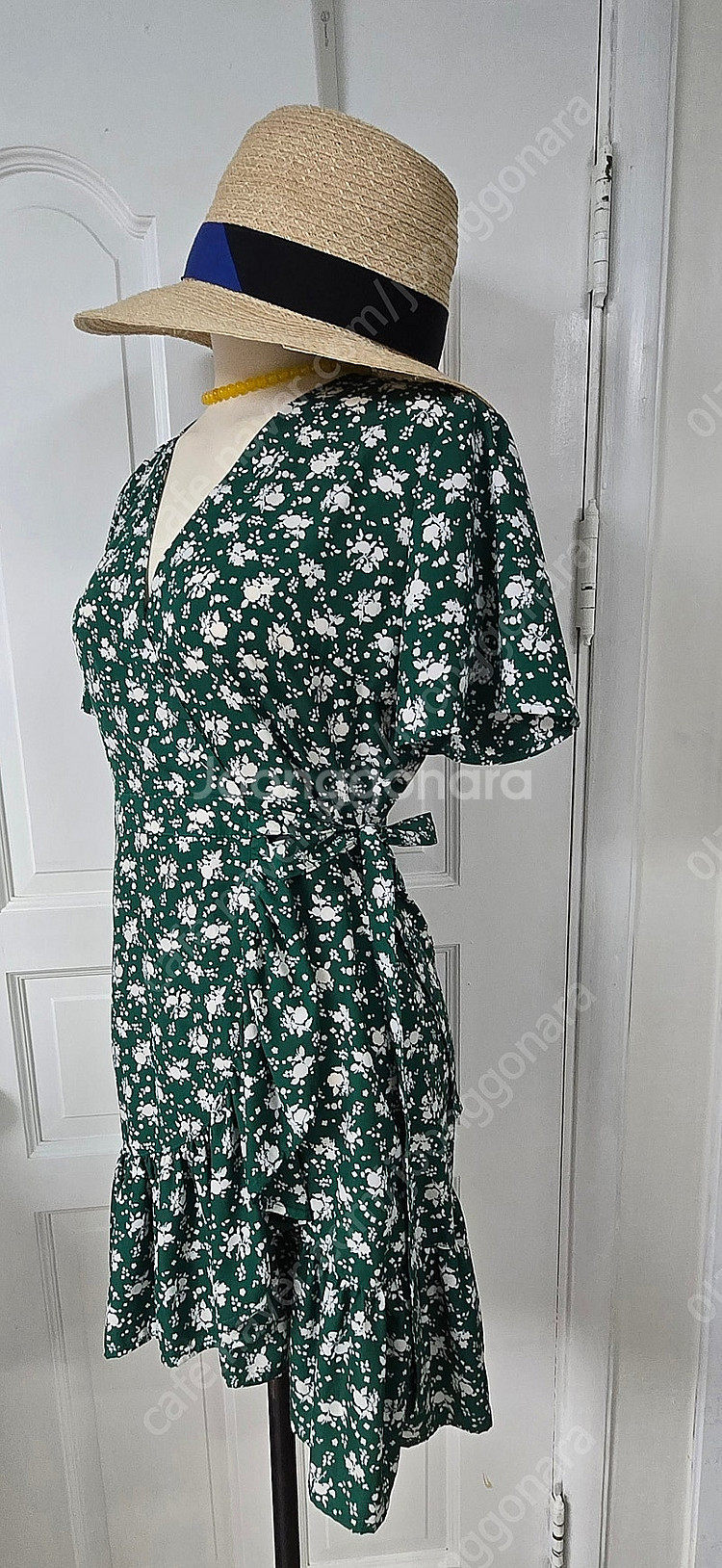 무배)데이즈데이즈 플라워 랩원피스--2