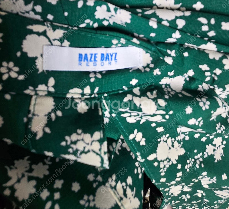 무배)데이즈데이즈 플라워 랩원피스--4