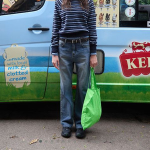 로우클래식 스트라이프 니트 네이비 S