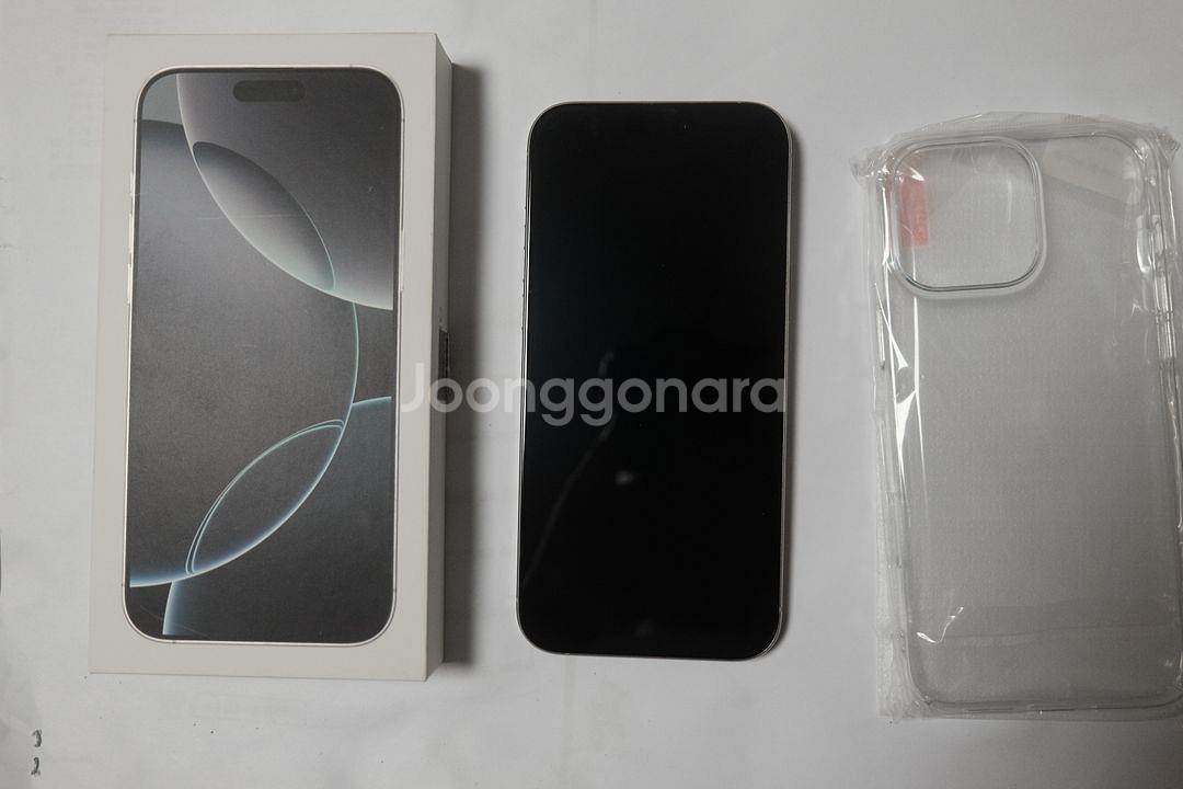 아이폰 16 프로 맥스 화이트 256GB 무음 카메라--0