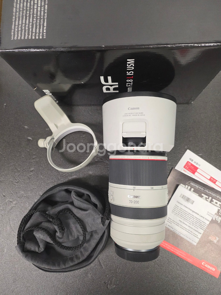 캐논rf70-200 f2.8 알아빠 풀박스판매합니다--0