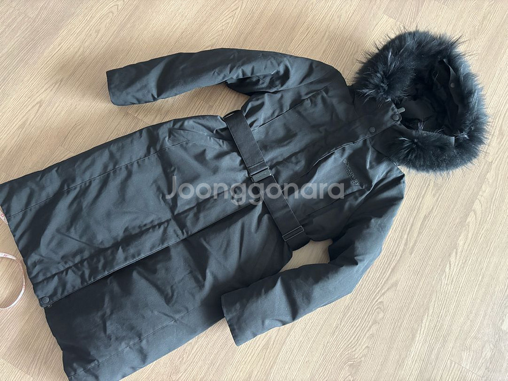 디스커버리 사가퍼 구스롱패딩 벨트패딩 90--0