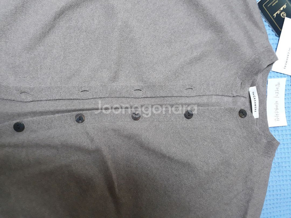 더캐시미어 캐시미어100 홀가투웨이가디건 메인토프85--6