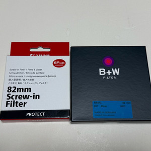캐논 렌즈 필터 ,슈나이더 B+W 렌즈필터 82mm