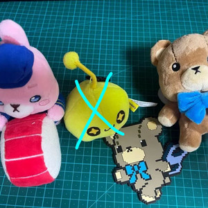 메이플스토리 인형 브라운테니 북치는토끼 키링