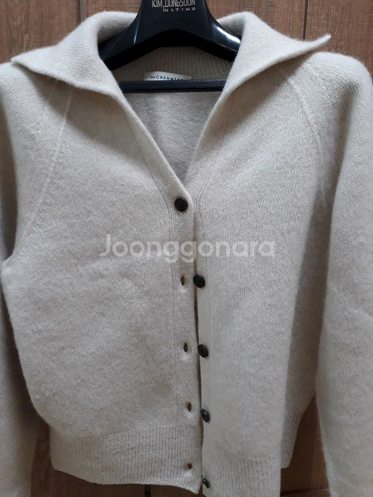 더캐시미어 캐시100 홀가먼트가디건 크림85--2